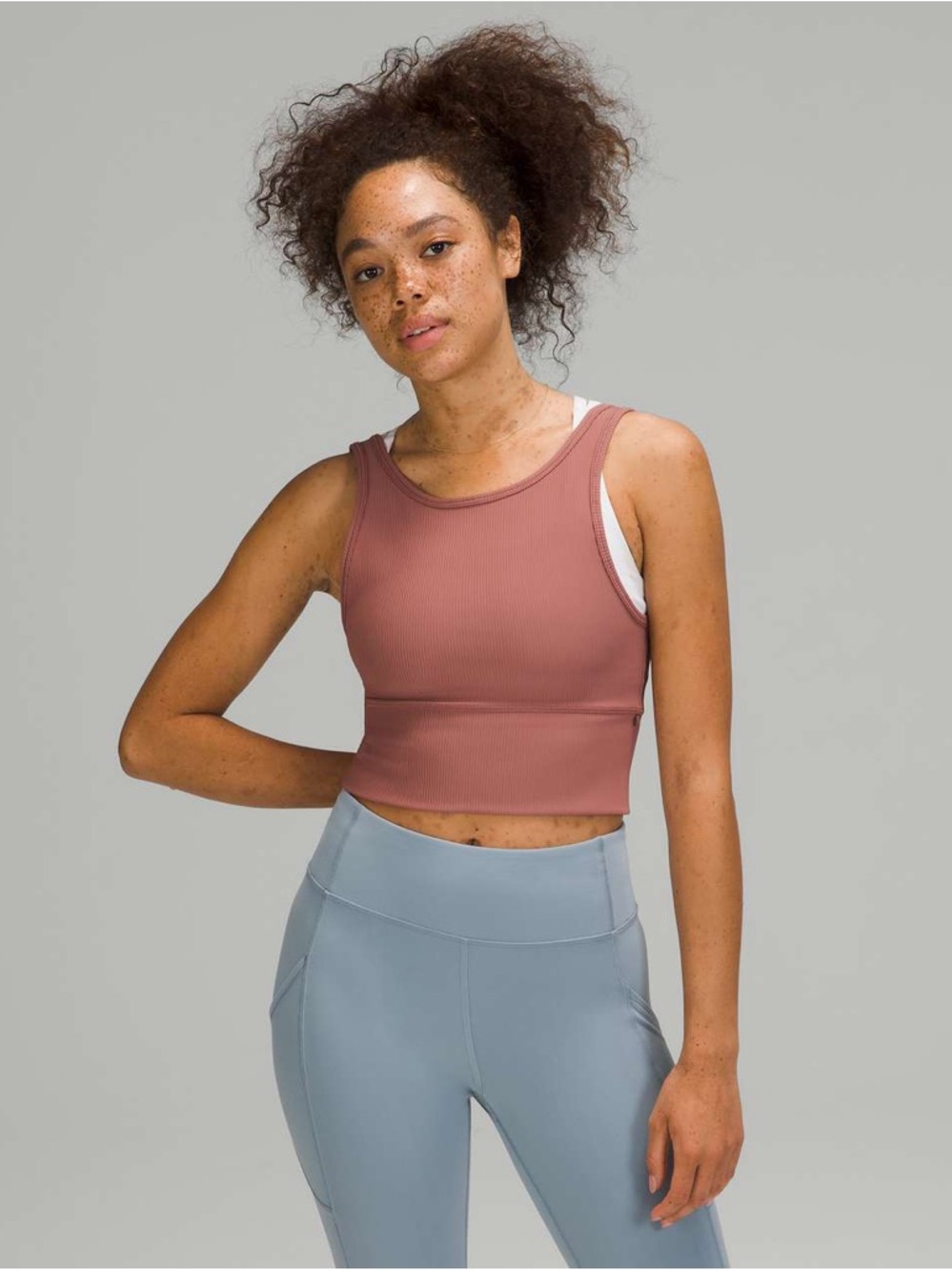 Lululemon Power Pivot Tank *Rib Spiced Chai 13 inches possible Sz 4
